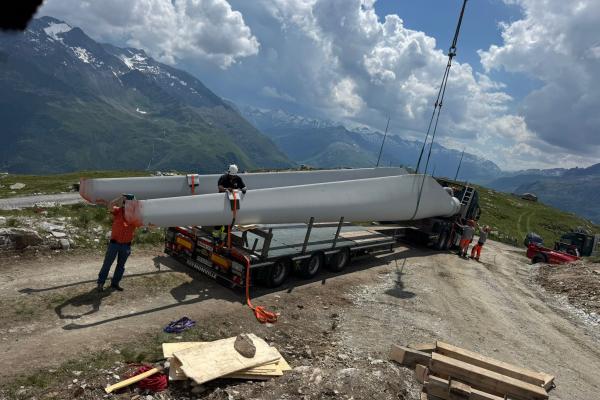 Gotthard – Demontage einer Enercon E44